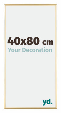 Austin Alluminio Cornice 40x80cm Oro Lucido Davanti Dimensione | Yourdecoration.it