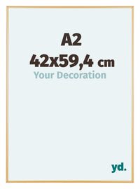Austin Alluminio Cornice 42x59 4cm A2 Oro Vintage Davanti Dimensione | Yourdecoration.it