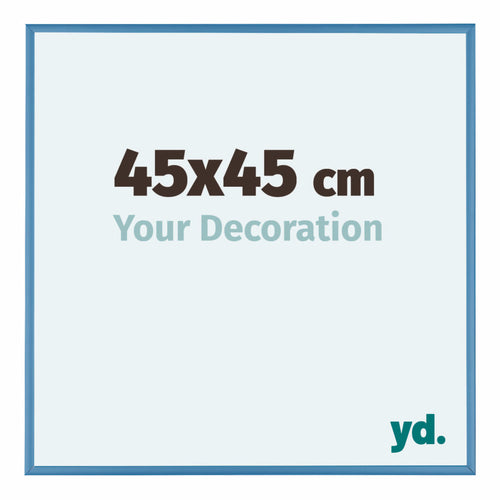 Austin Alluminio Cornice 45x45cm Acciaio Blu Davanti Dimensione | Yourdecoration.it