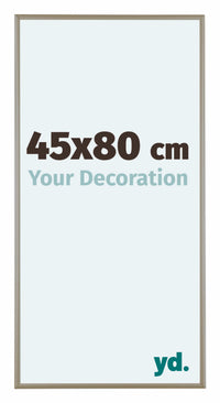 Austin Alluminio Cornice 45x80cm Champagne Davanti Dimensione | Yourdecoration.it