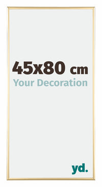 Austin Alluminio Cornice 45x80cm Oro Davanti Dimensione | Yourdecoration.it