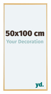 Austin Alluminio Cornice 50x100cm Oro Vintage Davanti Dimensione | Yourdecoration.it