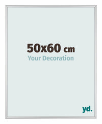 Austin Alluminio Cornice 50x60cm Argento Opaco Davanti Dimensione | Yourdecoration.it