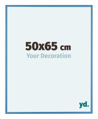Austin Alluminio Cornice 50x65cm Acciaio Blu Davanti Dimensione | Yourdecoration.it