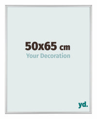 Austin Alluminio Cornice 50x65cm Argento Opaco Davanti Dimensione | Yourdecoration.it
