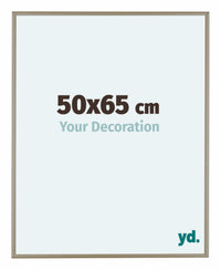 Austin Alluminio Cornice 50x65cm Champagne Davanti Dimensione | Yourdecoration.it