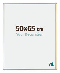 Austin Alluminio Cornice 50x65cm Oro Lucido Davanti Dimensione | Yourdecoration.it