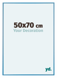 Austin Alluminio Cornice 50x70cm Acciaio Blu Davanti Dimensione | Yourdecoration.it