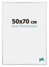 Austin Alluminio Cornice 50x70cm Argento Lucido Davanti Dimensione | Yourdecoration.it
