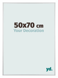 Austin Alluminio Cornice 50x70cm Argento Opaco Davanti Dimensione | Yourdecoration.it