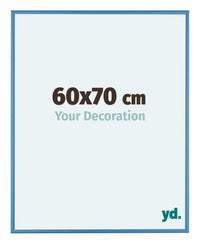 Austin Alluminio Cornice 60x70cm Acciaio Blu Davanti Dimensione | Yourdecoration.it