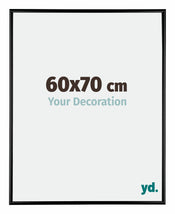 Austin Alluminio Cornice 60x70cm Nero Lucente Davanti Dimensione | Yourdecoration.it