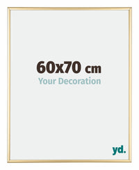 Austin Alluminio Cornice 60x70cm Oro Lucido Davanti Dimensione | Yourdecoration.it