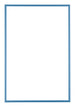 Austin Alluminio Cornice 60x85cm Blu Acciaio Davanti | Yourdecoration.it
