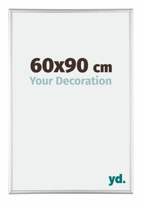 Austin Alluminio Cornice 60x90cm Argento Lucido Davanti Dimensione | Yourdecoration.it