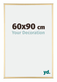 Austin Alluminio Cornice 60x90cm Oro Lucido Davanti Dimensione | Yourdecoration.it