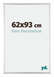 Austin Alluminio Cornice 62x93cm Argento Lucido Davanti Dimensione | Yourdecoration.it