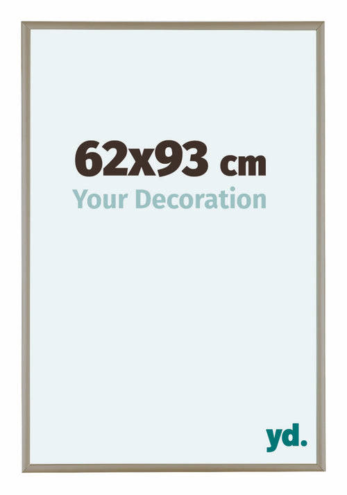 Austin Alluminio Cornice 62x93cm Champagne Davanti Dimensione | Yourdecoration.it