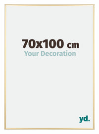 Austin Alluminio Cornice 70x100cm Oro Lucido Davanti Dimensione | Yourdecoration.it