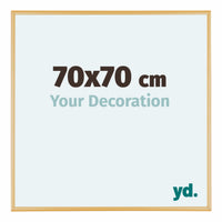 Austin Alluminio Cornice 70x70cm Oro Vintage Davanti Dimensione | Yourdecoration.it