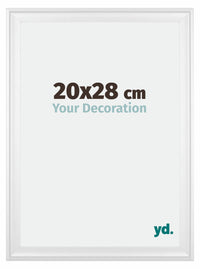 Birmingham Legna Cornice 20x28cm Bianco Davanti Dimensione | Yourdecoration.it