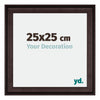 Birmingham Legna Cornice 25x25cm Marrone Davanti Dimensione | Yourdecoration.it