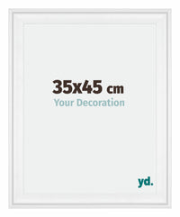 Birmingham Legna Cornice 35x45cm Bianco Davanti Dimensione | Yourdecoration.it