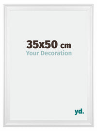 Birmingham Legna Cornice 35x50cm Bianco Davanti Dimensione | Yourdecoration.it
