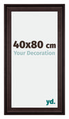 Birmingham Legna Cornice 40x80cm Marrone Davanti Dimensione | Yourdecoration.it