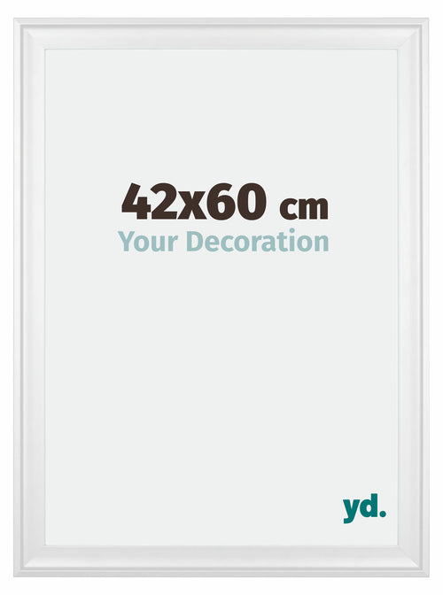 Birmingham Legna Cornice 42x60cm Bianco Davanti Dimensione | Yourdecoration.it