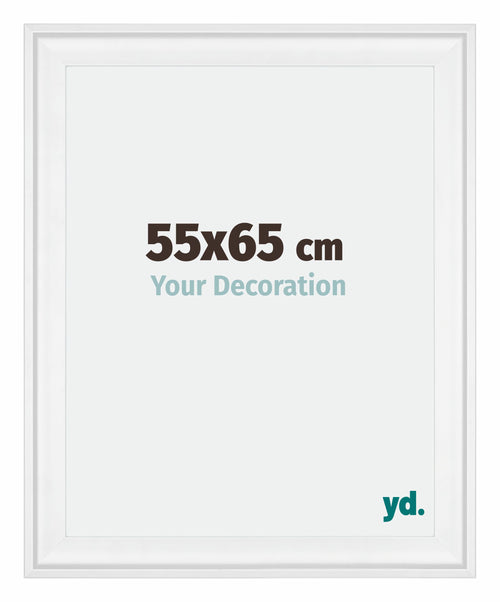 Birmingham Legna Cornice 55x65cm Bianco Davanti Dimensione | Yourdecoration.it