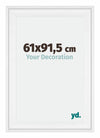 Birmingham Legna Cornice 61x91 5cm Bianco Davanti Dimensione | Yourdecoration.it
