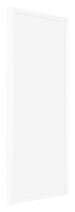 Bordeaux Plastica Cornice 30x60cm Bianco Lucente Davanti Obliquo | Yourdecoration.it