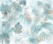 Carta da Parati Aqua Flora 300x250cm FLX6 046 | Yourdecoration.it
