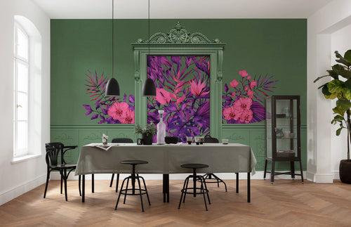 Carta da Parati Duke Dude Green 400x250cm FLX8 002 Interno | Yourdecoration.it