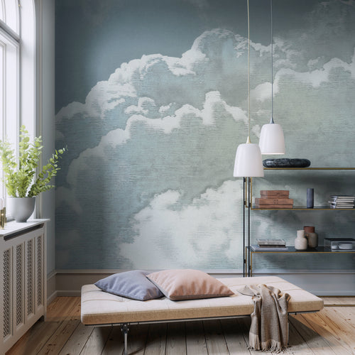 Carta da Parati Vintage Clouds 250x250cm Komar FLX5 050 Interno | Yourdecoration.it