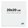 Catania MDF Cornice 20x20cm Bianco Dimensione | Yourdecoration.it