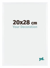 Catania MDF Cornice 20x28cm Bianco Dimensione | Yourdecoration.it