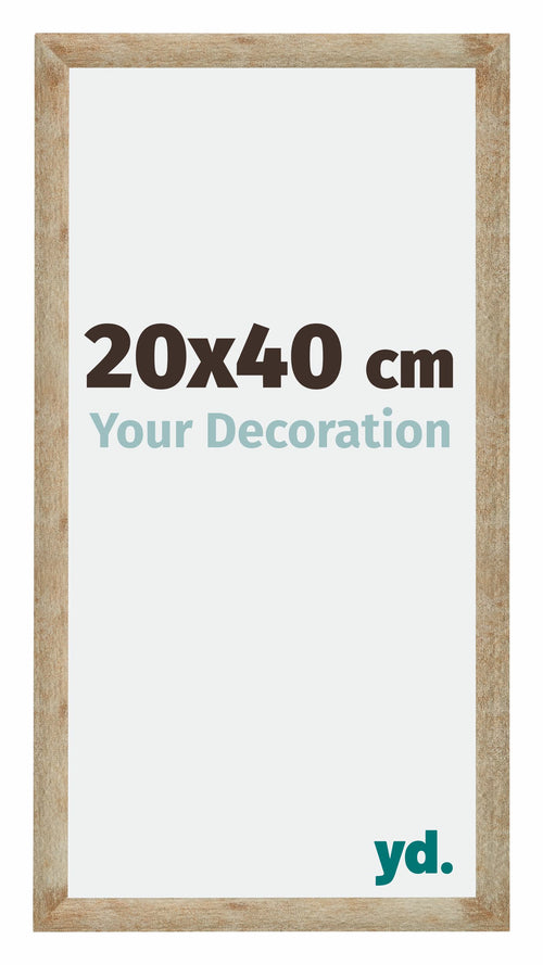 Catania MDF Cornice 20x40cm Oro Dimensione | Yourdecoration.it
