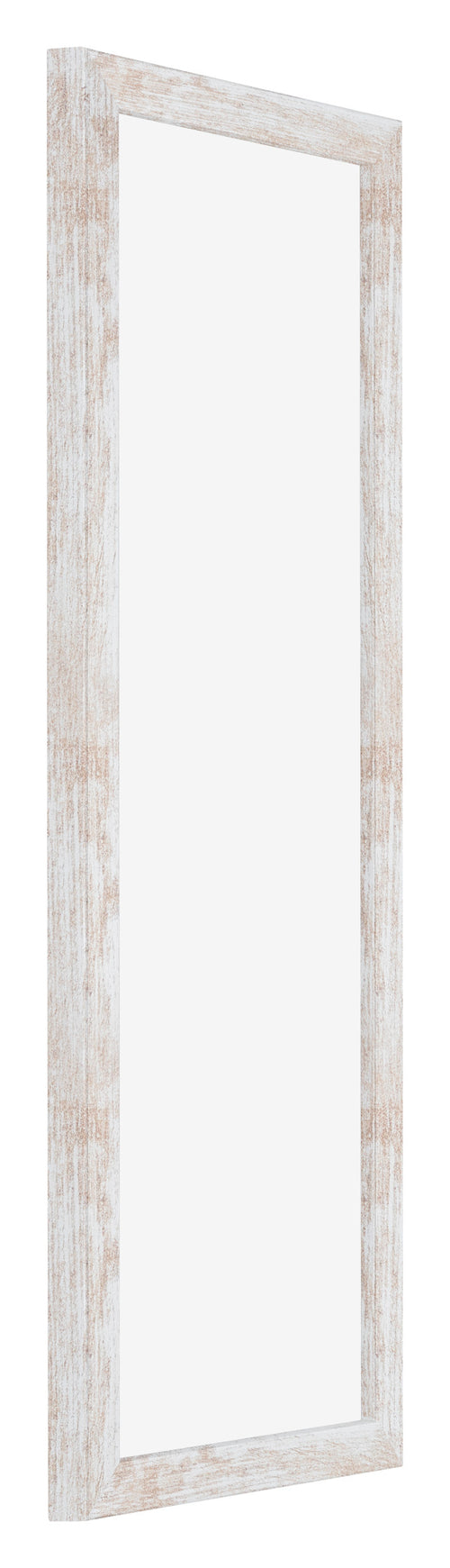 Catania MDF Cornice 25x75cm White Wash Davanti Obliquo | Yourdecoration.it