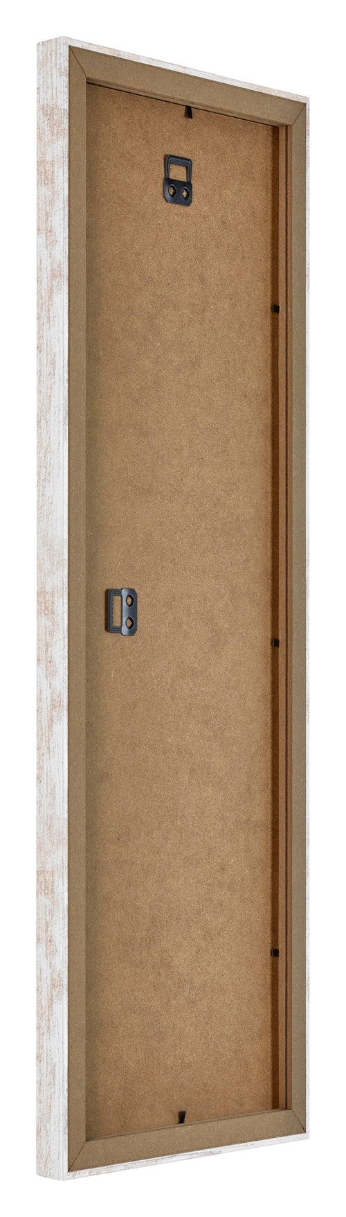 Catania MDF Cornice 25x75cm White Wash Retro Obliquo | Yourdecoration.it