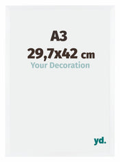 Catania MDF Cornice 29-7x42cm Bianco Dimensione | Yourdecoration.it