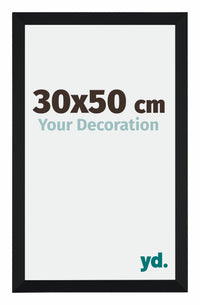 Catania MDF Cornice 30x50cm Nero Dimensione | Yourdecoration.it