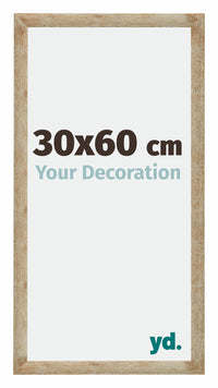 Catania MDF Cornice 30x60cm Oro Dimensione | Yourdecoration.it