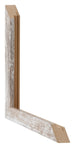 Catania MDF Cornice 30x60cm White Wash Dettaglio Intersezione | Yourdecoration.it