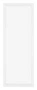 Catania MDF Cornice 33x98cm Bianco Davanti | Yourdecoration.it