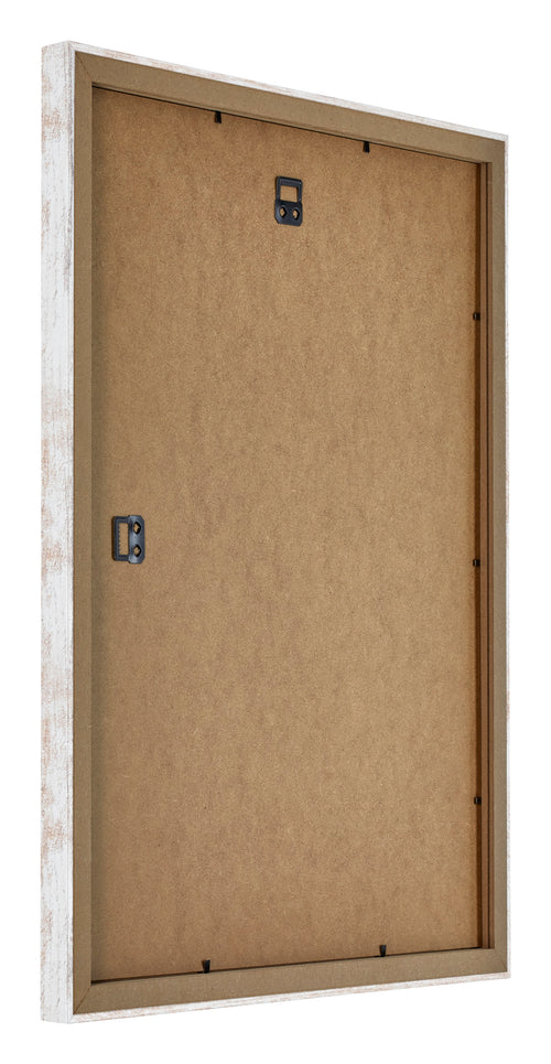 Catania MDF Cornice 35x45cm White Wash Retro Obliquo | Yourdecoration.it