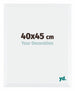 Catania MDF Cornice 40x45cm Bianco Dimensione | Yourdecoration.it