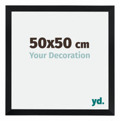 Duisburger-Rrahmen 24 Cornice DR35 50x58 Cm Bianco Opaco - Legno MDF, Larghezza 35 Mm, Vetro Acrilico Antiriflesso, Retro In MDF, Ganci Inclusi, Made In Germany, Su Misura.