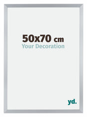 Catania MDF Cornice 50x70cm Argento Dimensione | Yourdecoration.it